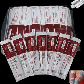 Lyuxzad front packet showing brand and single-use packaging benefit