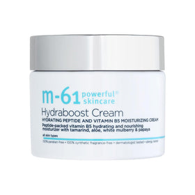m-61 Hydraboost front jar showing packaging and moisturizing benefit