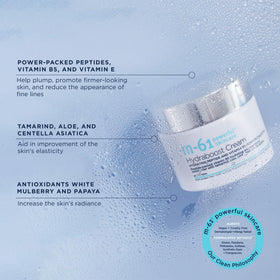m-61 Hydraboost label detail emphasizing clean formula and benefits