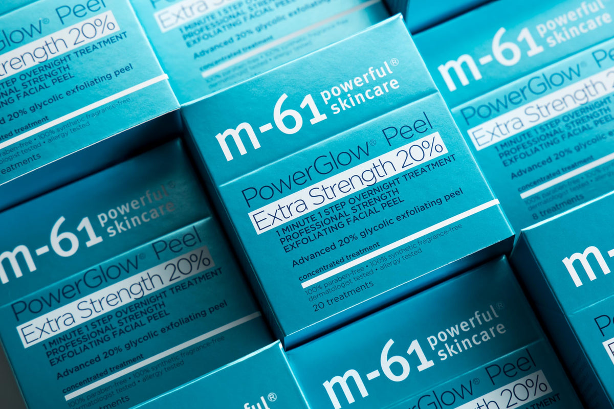 m-61 pad in use during evening routine promoting quick treatment