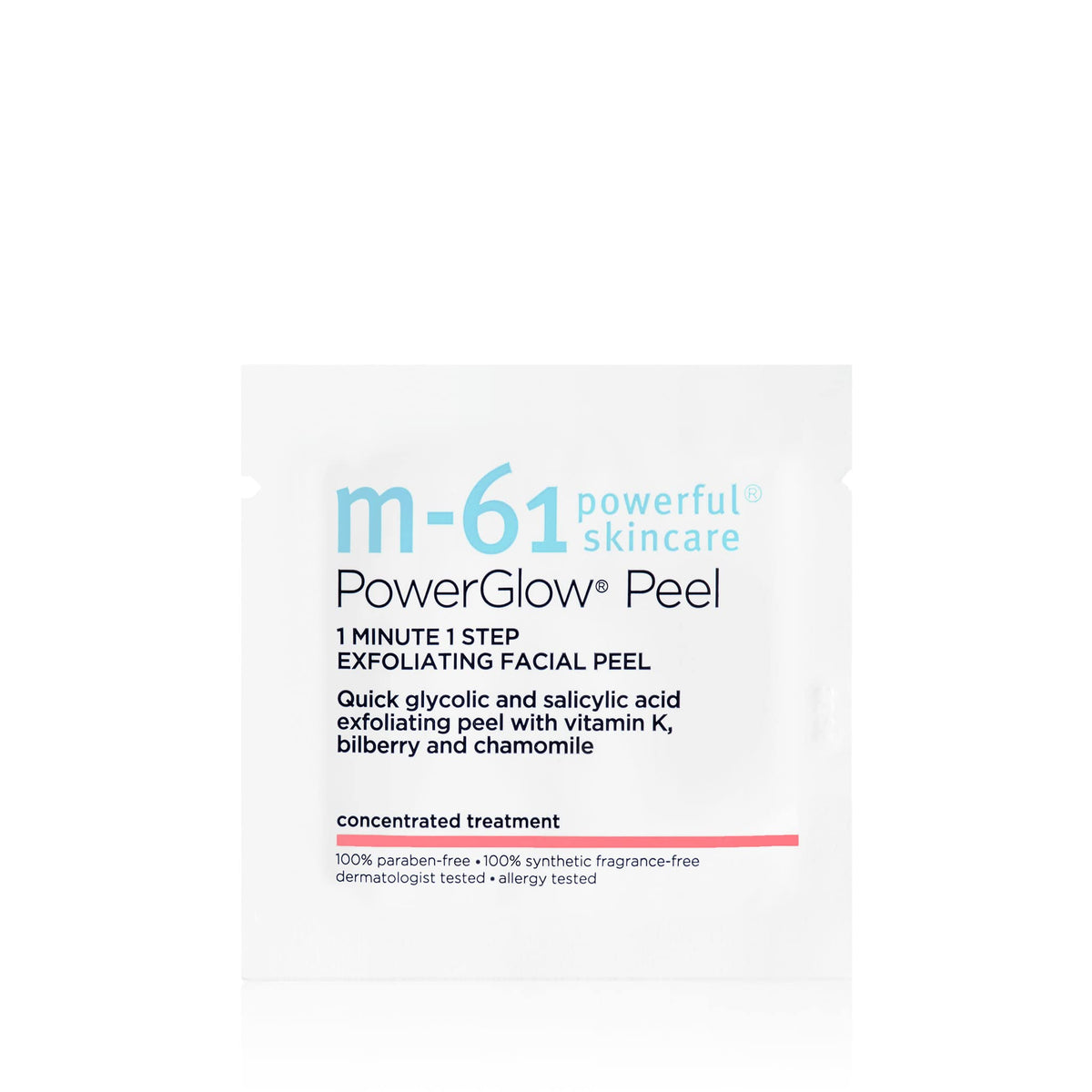 m-61 pad next to coin showing compact size and travel-friendly benefit