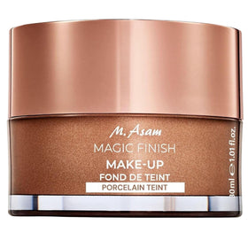 M. Asam front packaging showing product and shade, highlighting compact convenience