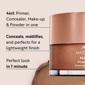 M. Asam closeup texture of mousse highlighting smooth, blendable finish