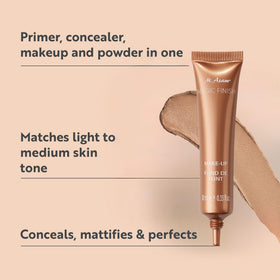 M. Asam mousse texture closeup displaying airy finish and easy blendability