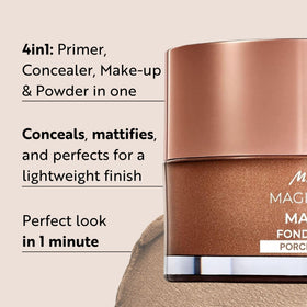 M. Asam mousse texture closeup demonstrating silky, blendable formula benefit