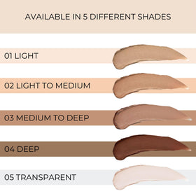 M. Asam travel size next to bag showing portability for on-the-go touch-ups