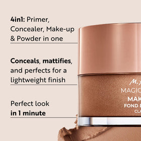 M. Asam mousse texture close-up highlighting silky, blendable finish