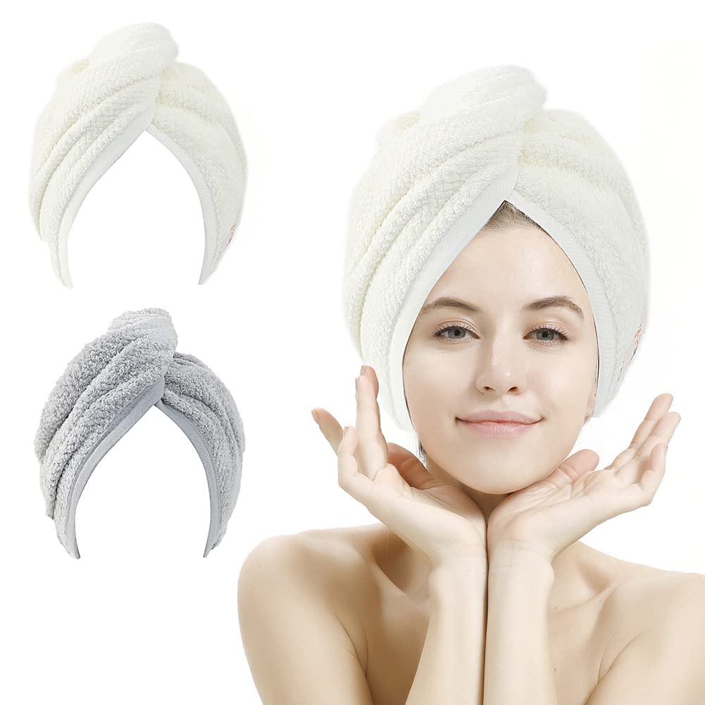 M-bestl beige and gray wraps folded showing compact packing and quick-dry benefit