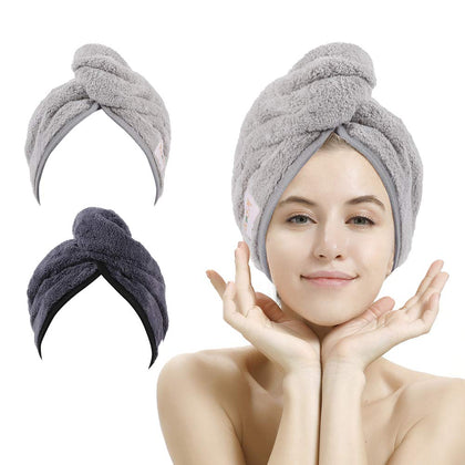 M-bestl front view of two-color towel pack shows neutral tones and convenience