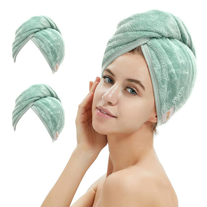 M-bestl front view green turban showing full wrap and secure styling benefit