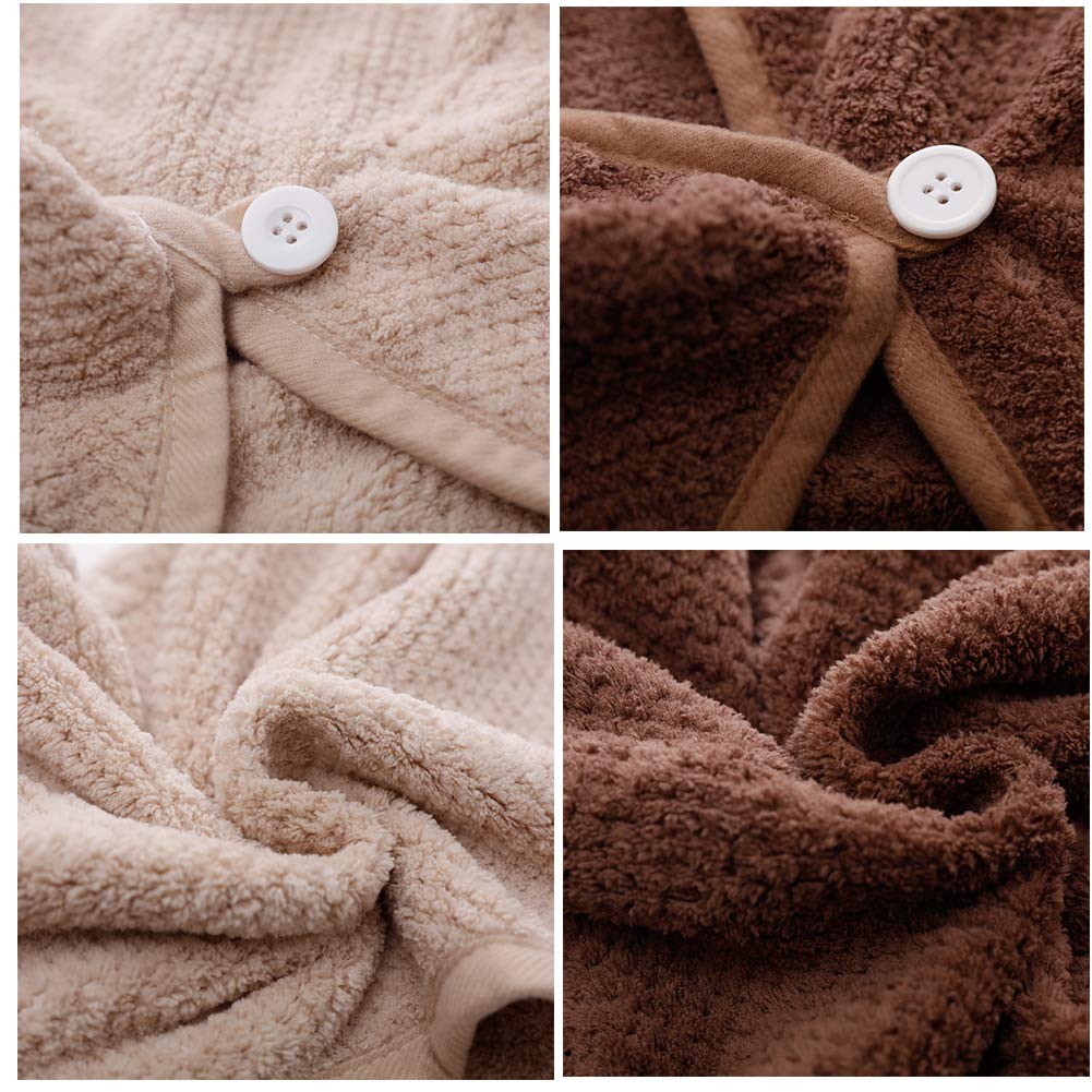 M-bestl towel draped on mannequin showing 25x65 cm scale for head and hair fit