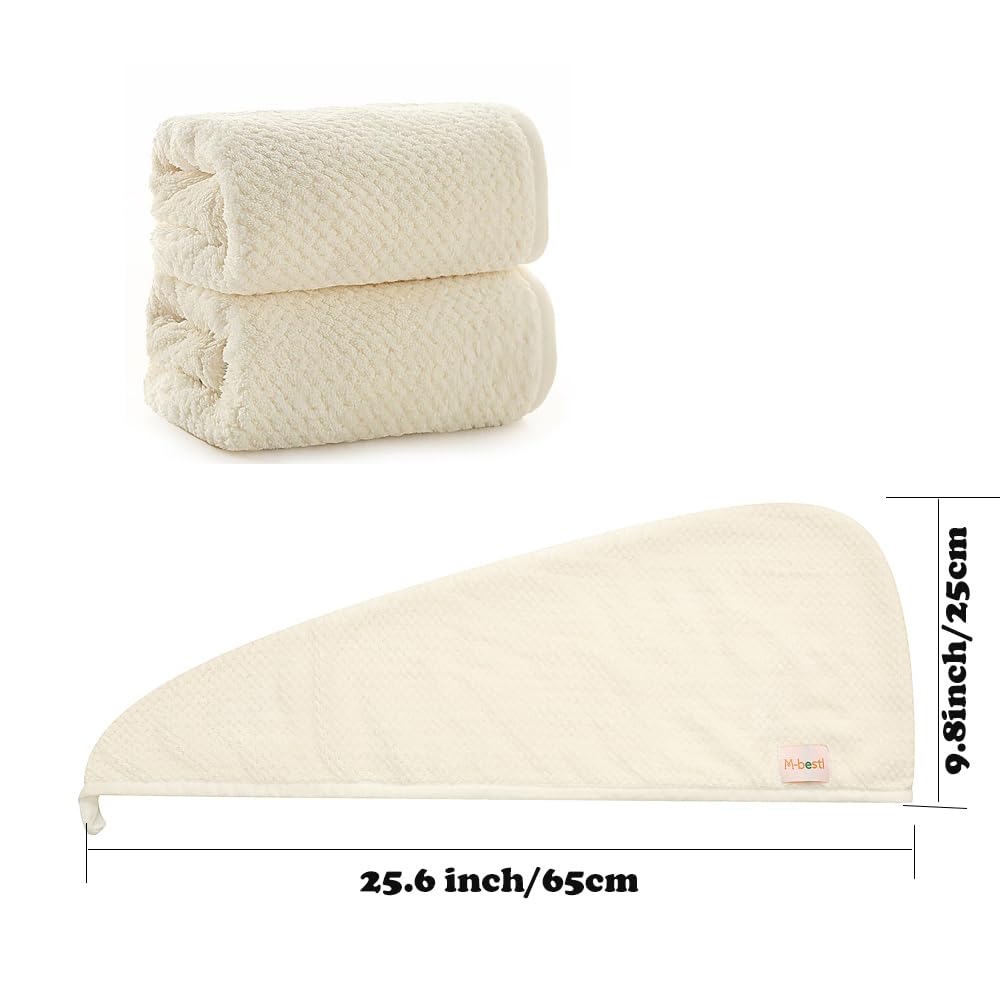 M-bestl towel next to ruler showing 25x65cm size for accurate fit