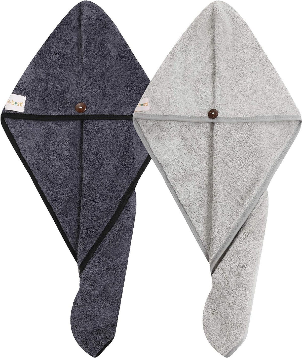M-bestl towel beside hand showing 25x65cm scale and coverage benefit