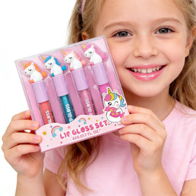 M&U MAKE YOU UP in pouch party layout with reusable glitter bag for tidy storage