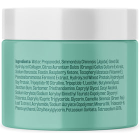 M3 Naturals cream on hand demonstrating silky absorption benefit