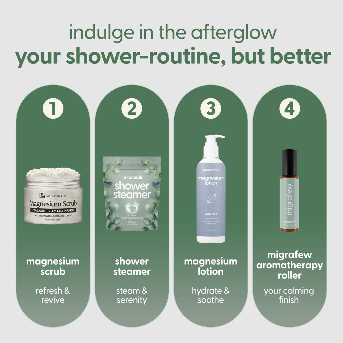 M3 Naturals product label and ingredients list promoting paraben-free assurance