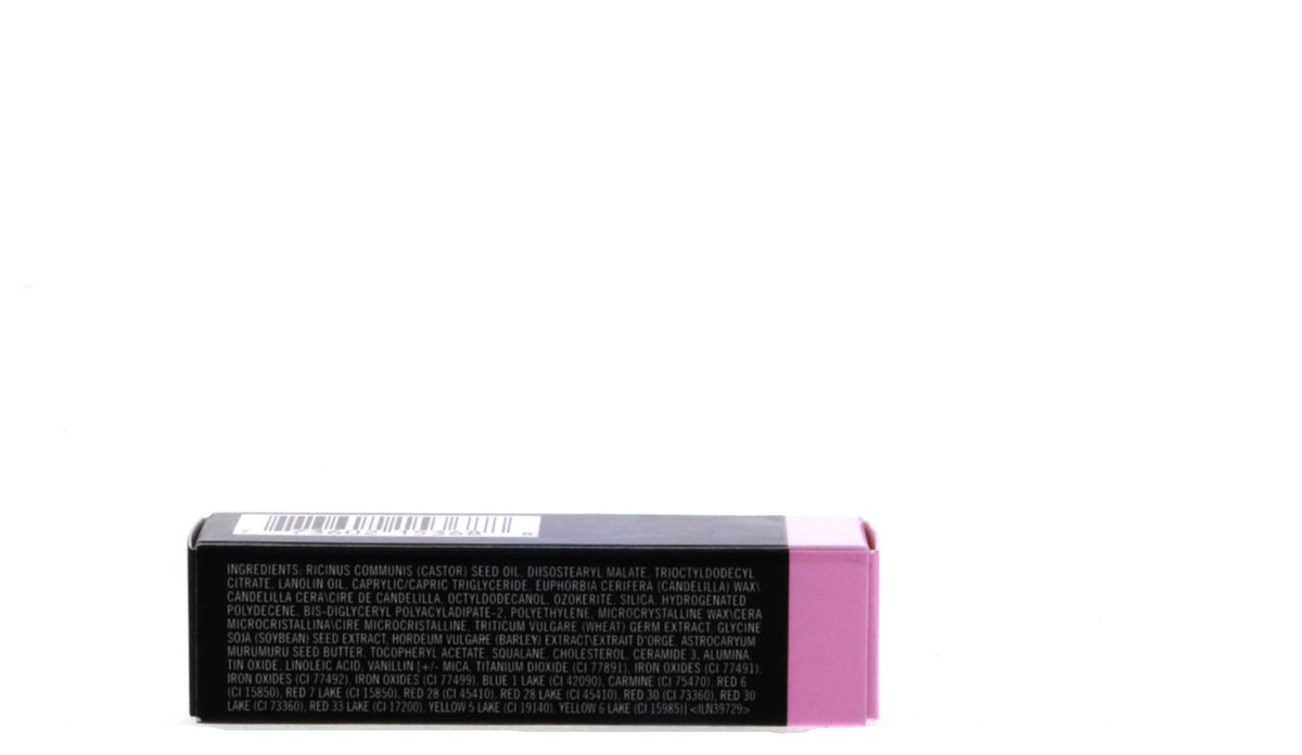 MAC Amplified Saint Germain on model at runway-style setting illustrating bold, photogenic color