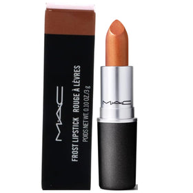 MAC Bronze Shimmer front packaging showing the lipstick bullet and brand for quick identification and shelf appeal