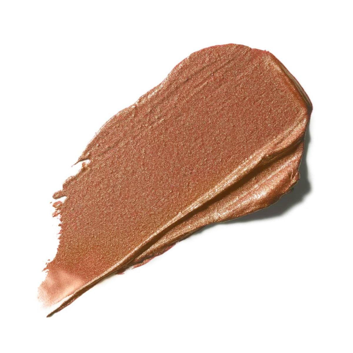 MAC Bronze Shimmer tube open at an angle showing the bullet for easy application and color preview
