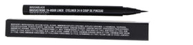 MAC Brushstroke Liner black swatch stroke demonstrating intense pigment and smooth finish