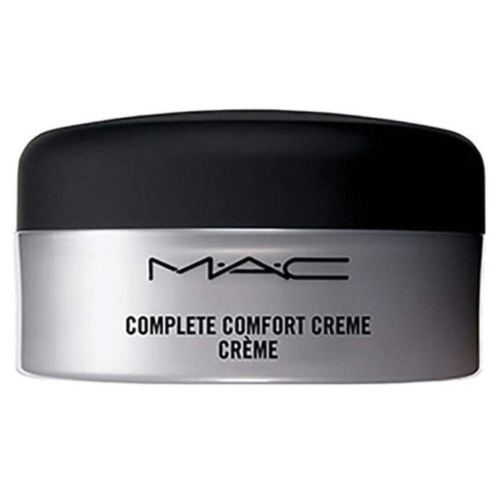 MAC Complete Comfort Cream front jar showing product label and hydration benefit