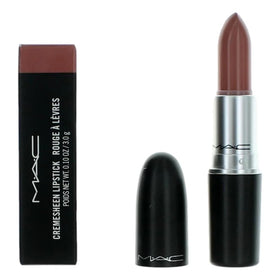 MAC Cremesheen Modesty front packaging shows tube and shade, easy daily use