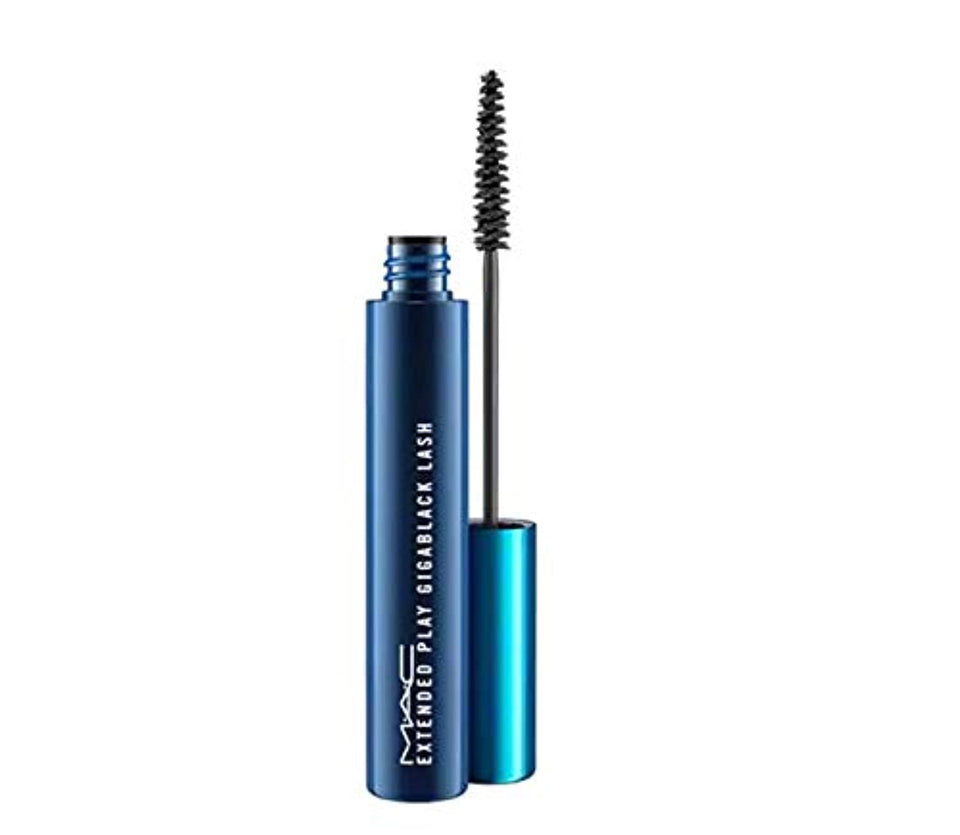 MAC Extended Play Lash front packaging showing sleek tube and Endlessly Black benefit