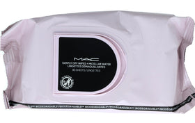 MAC wipe in use removing foundation and mascara for quick refresh