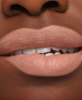 MAC Honeylove texture close-up highlighting silky-matte finish and smooth application