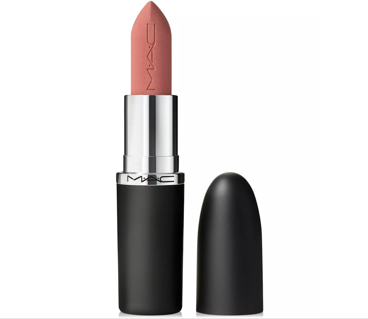 MAC lipstick Honeylove front view shows sleek packaging and brand appeal