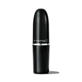 MAC Hug Me with cap open highlighting easy-glide bullet and application benefit