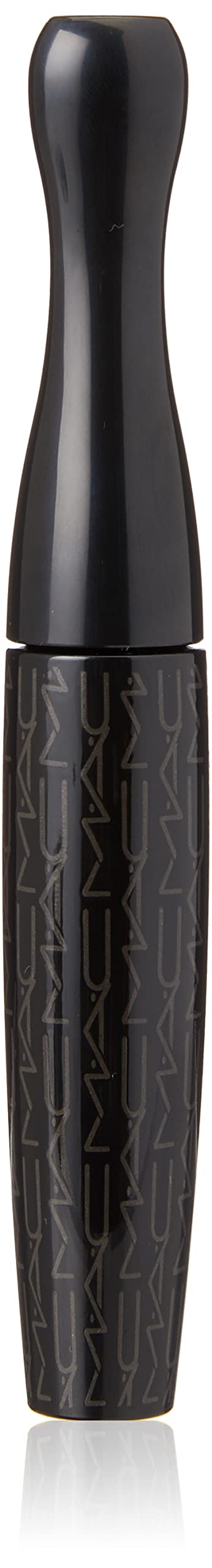 MAC front packaging showing tube and label, highlights bold carbon-black pigment
