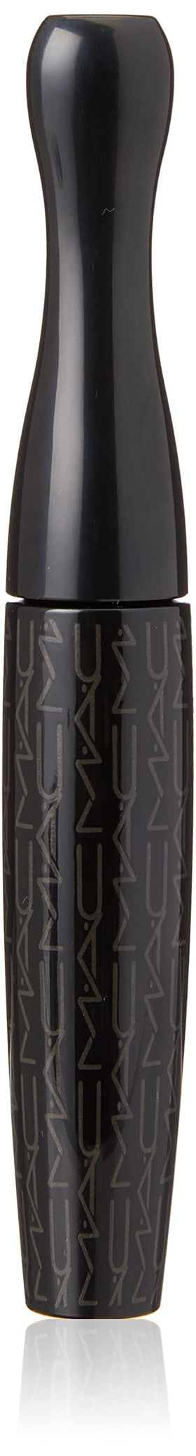 MAC front packaging showing tube and label, highlights bold carbon-black pigment