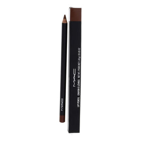 MAC lip pencil front view Cork showing slim profile and cap for precise application