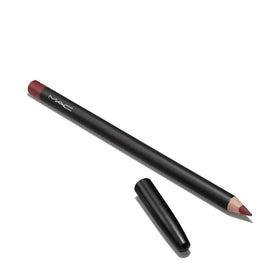 MAC lip pencil mahogany front packaging showing shade and brand benefit
