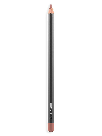 M.A.C lip pencil Spice front packaging showing slim, travel-ready pencil and clear shade view