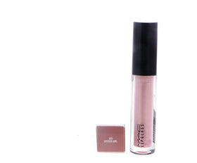 MAC Lipglass texture swipe showing pigment and glass-like shine benefit