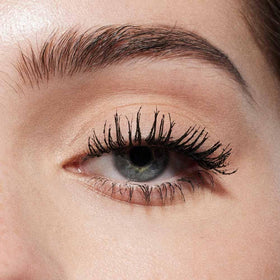 MAC MACStack lifestyle image on model illustrating dramatic yet natural lashes