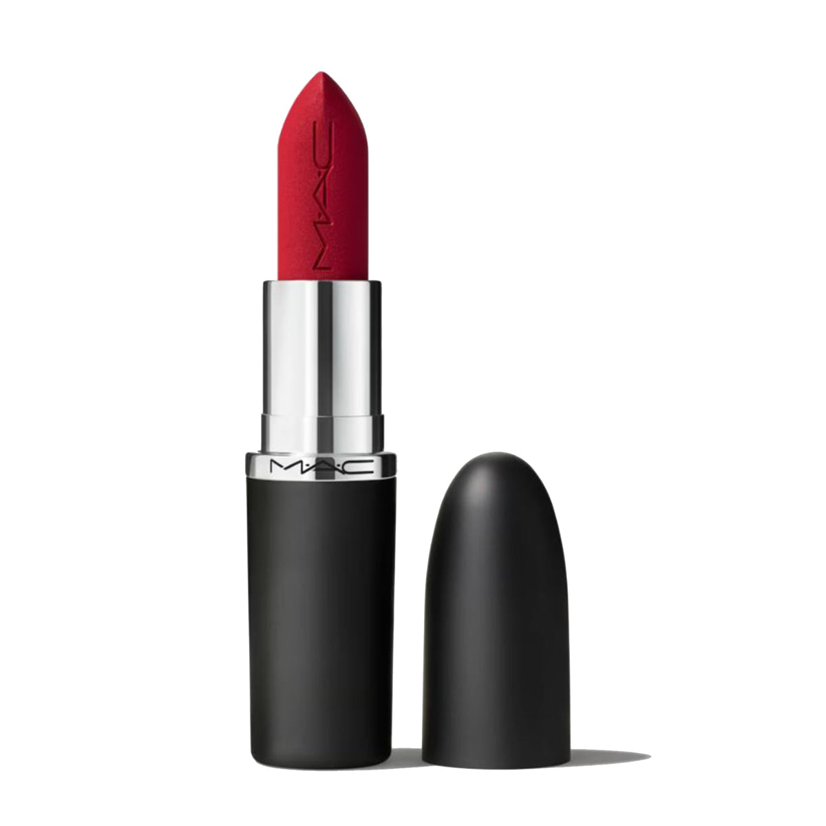 MAC Macximal Silky Matte front view showing sleek case and bold branding, ready to display