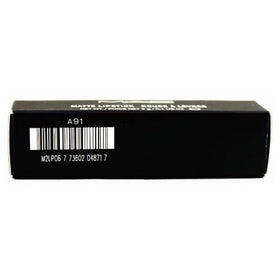 MAC lipstick box label showing shade and product info for informed choice