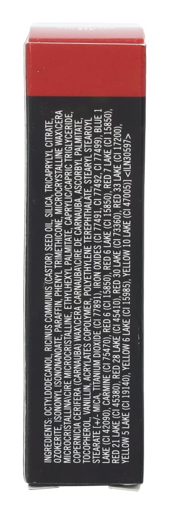 MAC lipstick ingredients label close-up showing formulation transparency benefit