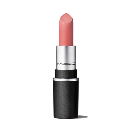 MAC mini Velvet Teddy front bullet showing color and compact travel benefit