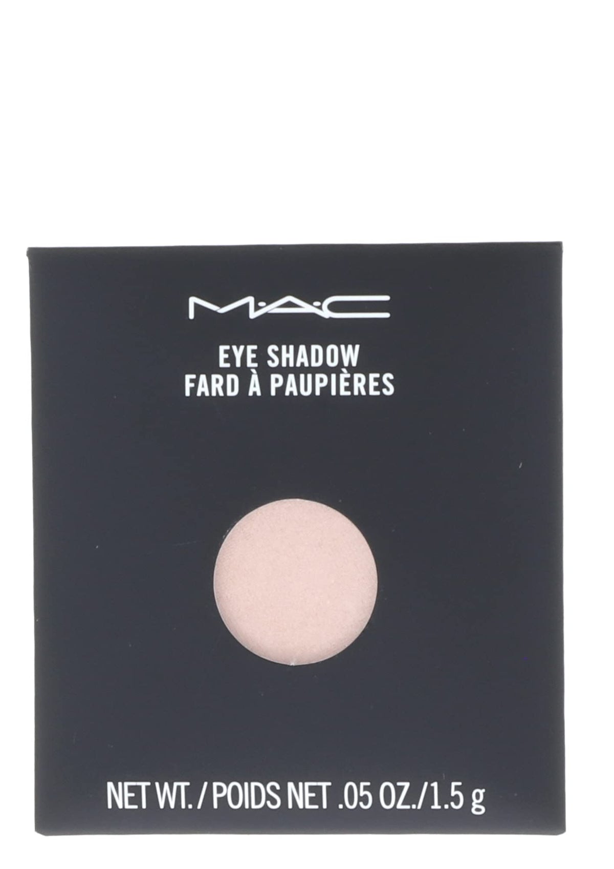 MAC NAKED LUNCH front pan showing neutral beige shade and clear labeling for easy selection