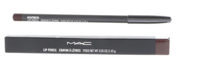 MC mac lip pencil nightmoth in use application on lips demonstrates precision and color payoff