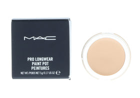 MAC Paint Pot Soft Ochre front jar view showing label and compact size benefit