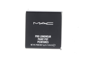 MAC Paint Pot Soft Ochre applied on eyelid in lifestyle shot for long-wear benefit