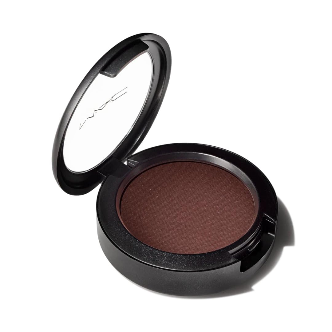 MAC Powder Blush Film Noir front pan showing rich pigment and natural finish