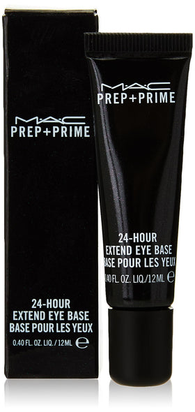 MAC Prep Plus Prime front packaging showing tube and branding for longwear benefit