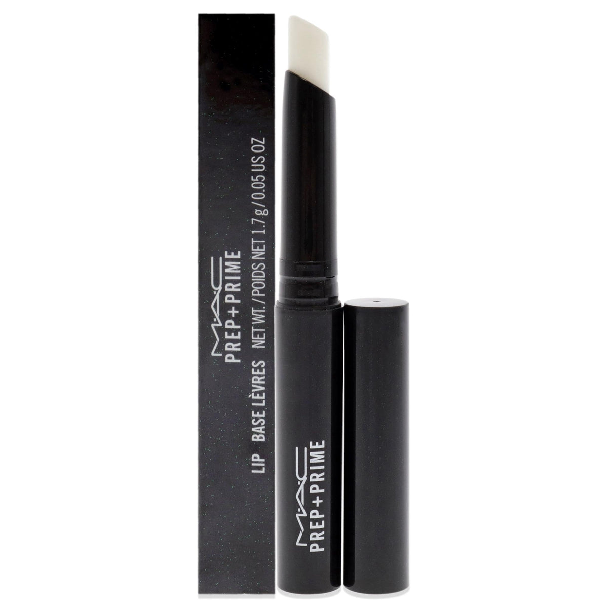 MAC Prep + Prime Lip front packaging showing compact tube and label for quick ID