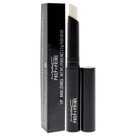 MAC Prep + Prime Lip in use applying thin layer under lipstick for longer wear